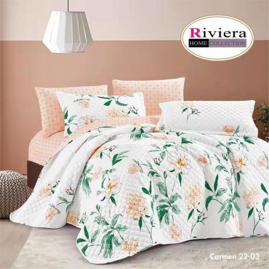    Riviera Carmen Summer Quilt Set 4 piece