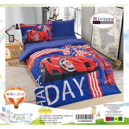 Riviera Kids bedding set 4 pieces Summer