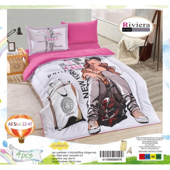 Riviera Kids bedding set 4 pieces Summer