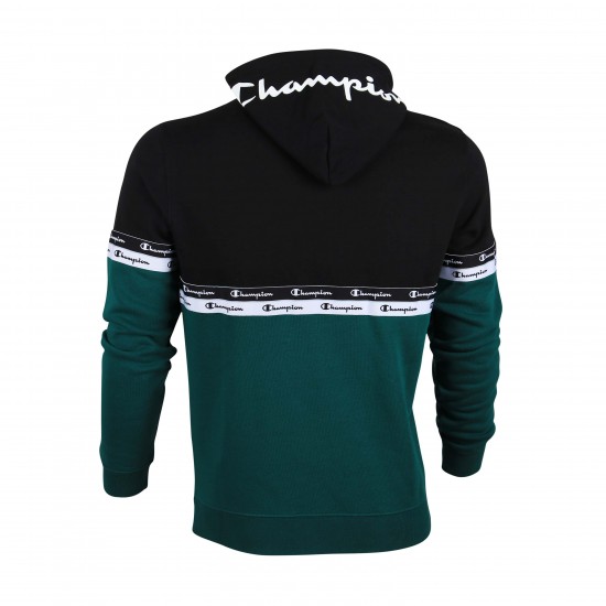 CHAMPION MENS HOODED H/ZIP SWEATSHIRT
