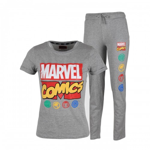 MARVEL LADIES PAJAMA 2 PIECES SET