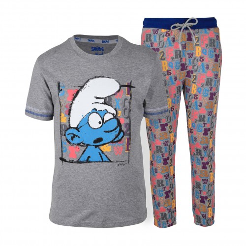 SMURF BOYS PAJAMA 2 PIECES SET