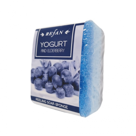Yogurt & Elderberry  Peeling Sponge Soap