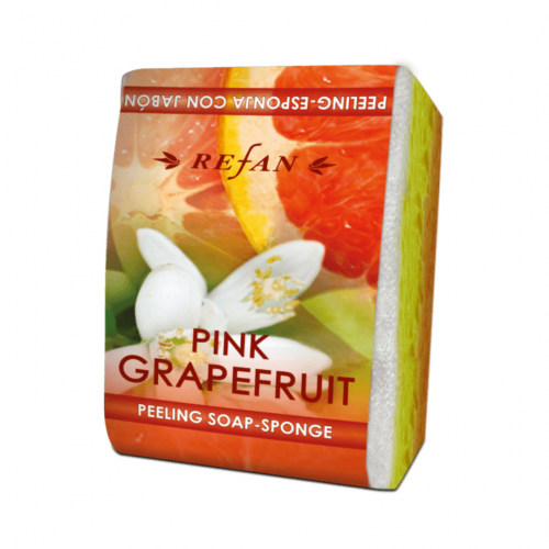 Pink Grapefruit Peeling Sponge Soap