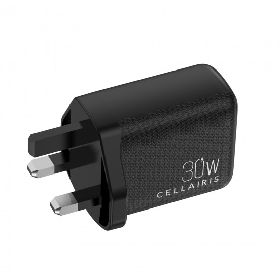 Cellairis,Premium Wall Charger PD 30W + QC - Black