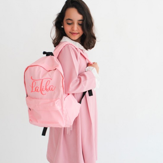 Pink Elementary School Dress Model BTS1 For Girls