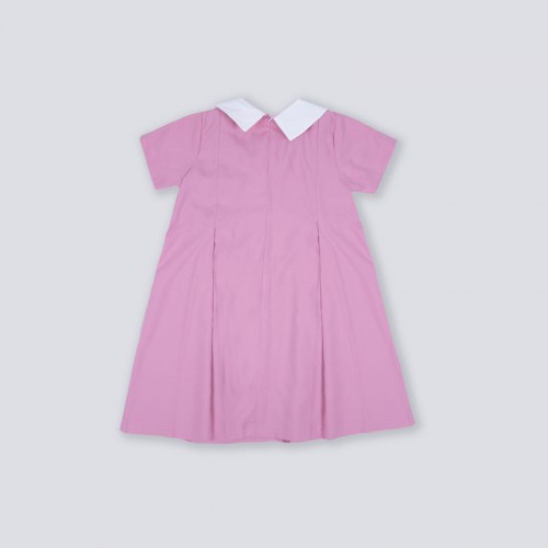 Pink Elementary School Dress Model BTS3 For Girls 