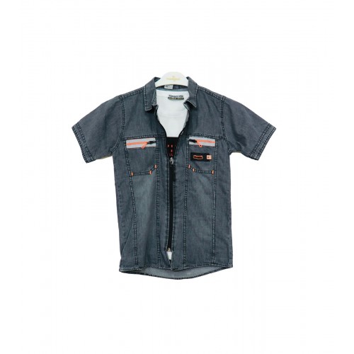 Turkish boys' two-piece shirt set