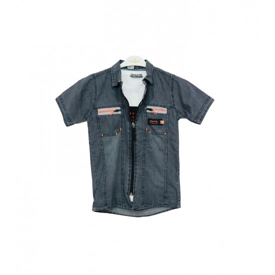 Turkish boys' two-piece shirt set