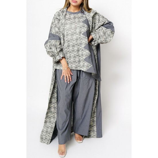 3 pcs Grey Set