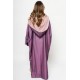 Hooded Kaftan Dress - Purple