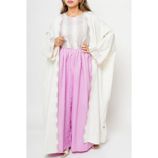 Jumpsuit with Long Cardigan (2pcs)