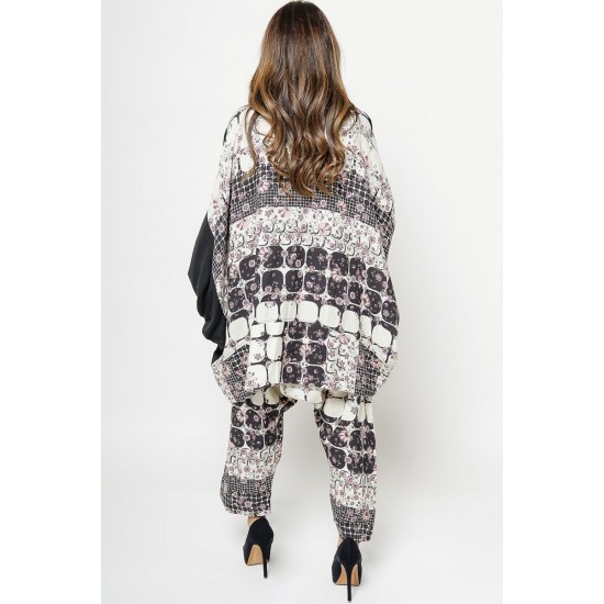 Wide Tops with Printed Pants