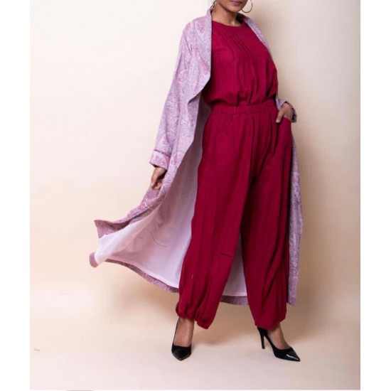3 pcs Mauve Set