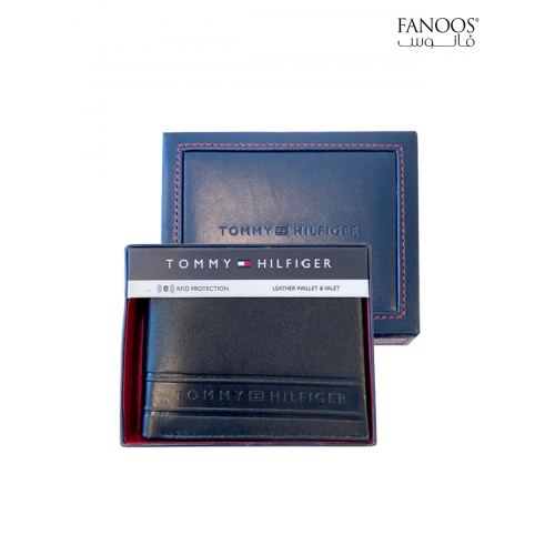 Tommy Hilfiger Men's Wallet- Black