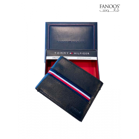 Tommy Hilfiger Men's Wallet- Black