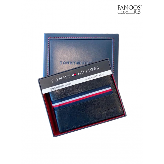 Tommy Hilfiger Men's Wallet- Black
