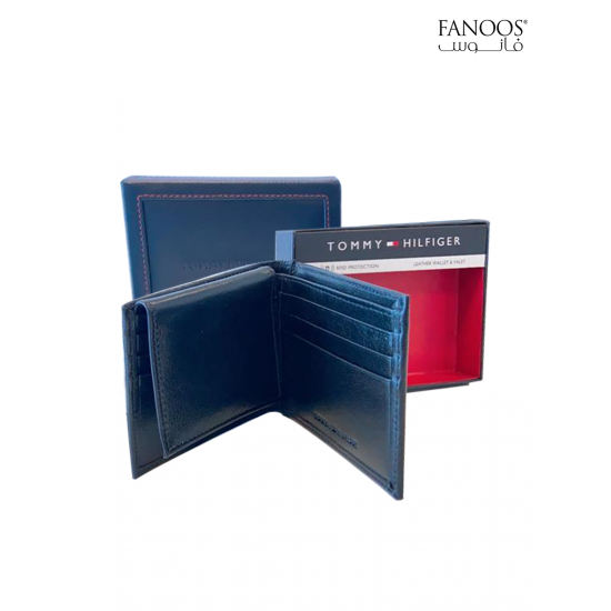 Tommy Hilfiger Men's Wallet- Black