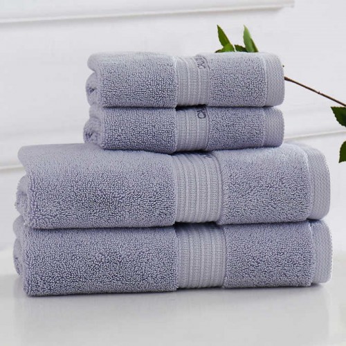 Calvin Klein Set of 4 Towels - Purple