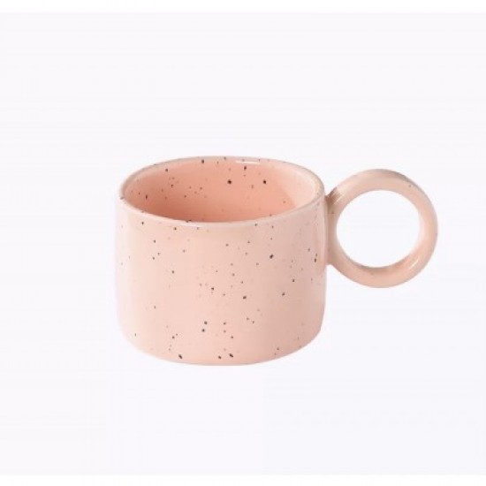 pink Ceramic Mug Capacity 300ml