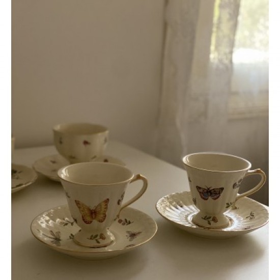 Butterfly and Dragonfly Mug