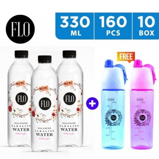 Flo Celebrating Love Balanced Alkaline Water 160 x 330 ml