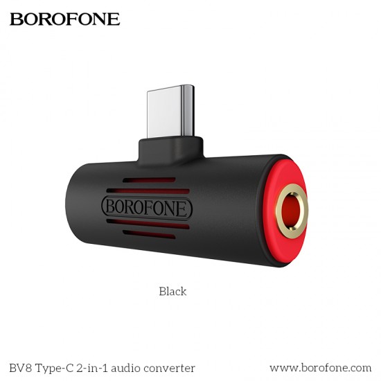 BV8 Type-C 2-in-1 audio converter