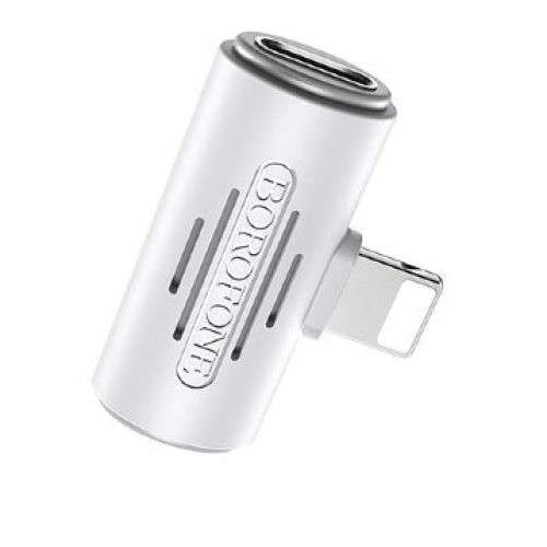 BV6 Comfortable Apple dual Lightning digital audio converter White