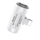 BV6 Comfortable Apple dual Lightning digital audio converter White