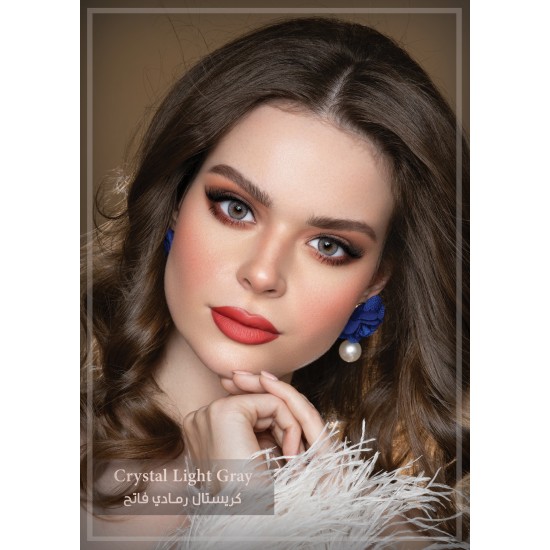Loroyal Contact Lens - Crystal Group Collection - Crystal Light Gray