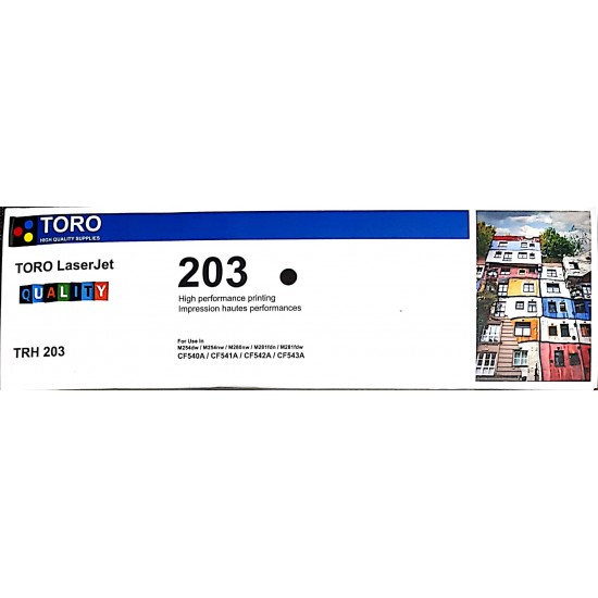 203A CF540A  Black Toner Cartridge