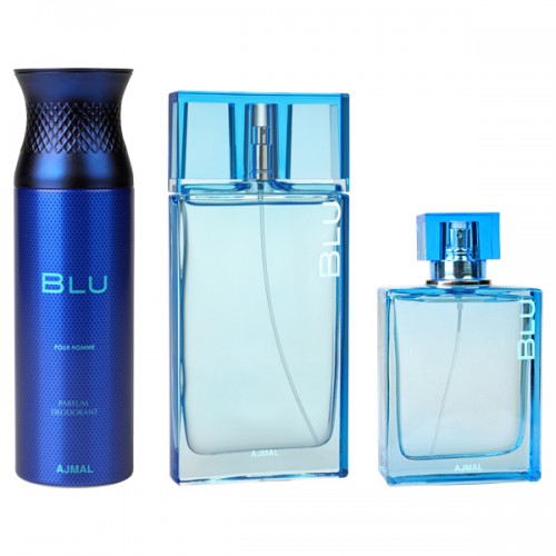 BLU GIFT SET (EAU DE PARFUM 90 ML, EAU DE COLOGNE 90 ML, DEODORANT 200 ML)