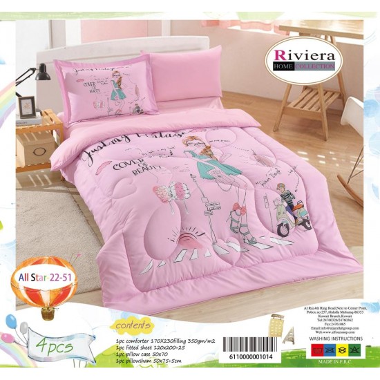 Riviera Kids bedding set 4 pieces Summer
