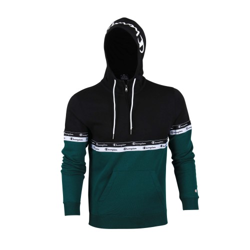 CHAMPION MENS HOODED H/ZIP SWEATSHIRT