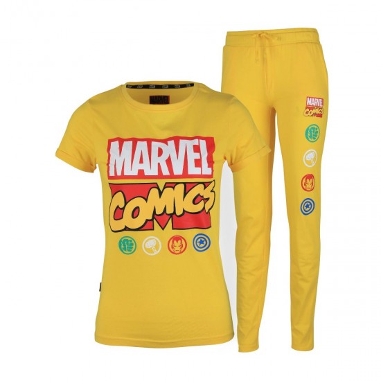 MARVEL LADIES PAJAMA 2 PIECES SET