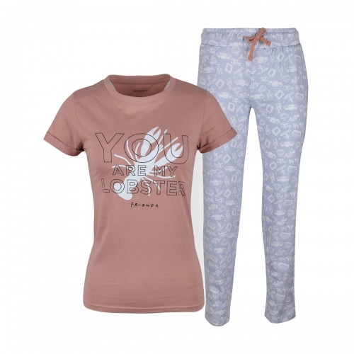 FRIENDS LADIES PAJAMA 2 PIECES SET