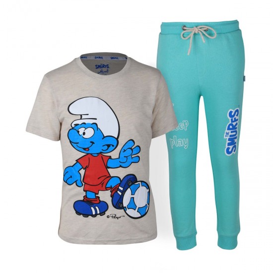 SMURF BOYS PAJAMA 2 PIECES SET
