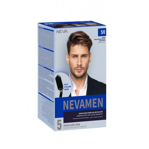 Neva Men Hair Color (5 color ) - No AMOUNIA 