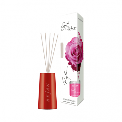 Soft Rose Home Perfume with rattan sticks