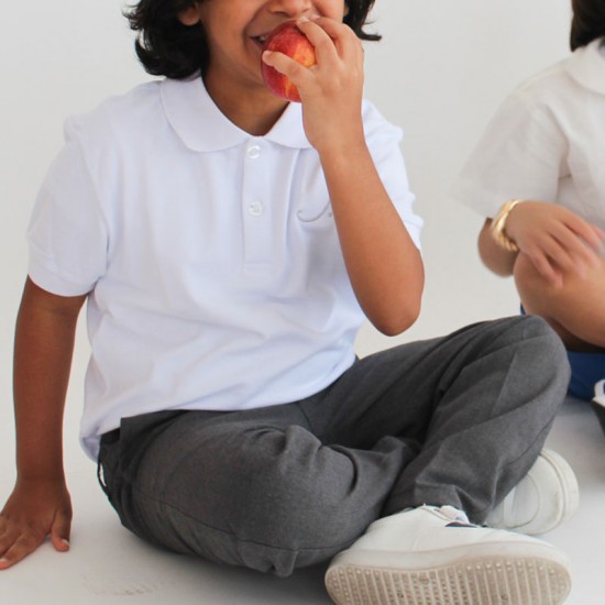 Grey Elementary School Pants For Boys