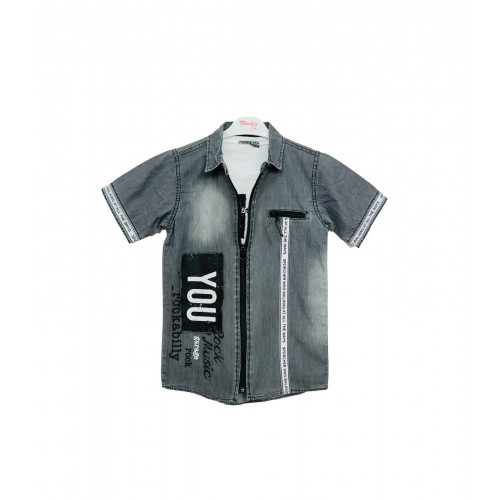 Turkish boys' two-piece shirt set