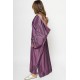 Hooded Kaftan Dress - Purple