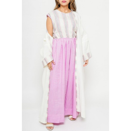 Jumpsuit with Long Cardigan (2pcs)