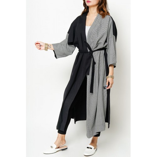 Half & Half Short Bisht