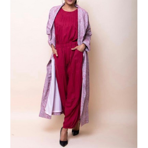 3 pcs Mauve Set