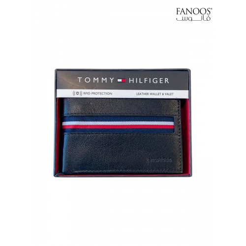 Tommy Hilfiger Men's Wallet- Black