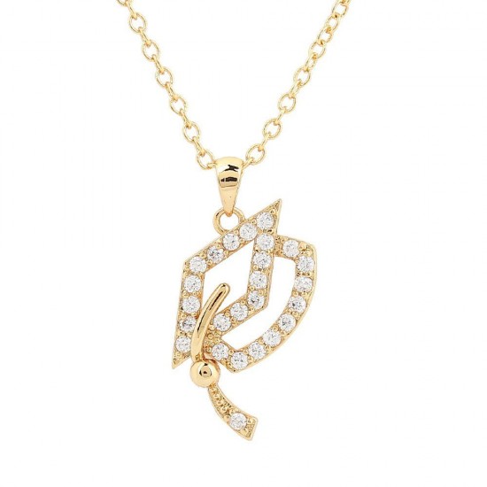 Gold Plated Necklace-Graduation Collection
