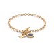 Toggle Type Bracelet Gold
