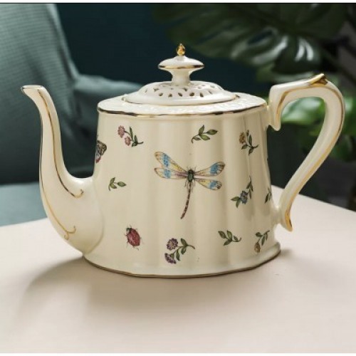 English jug with butterfly pattern