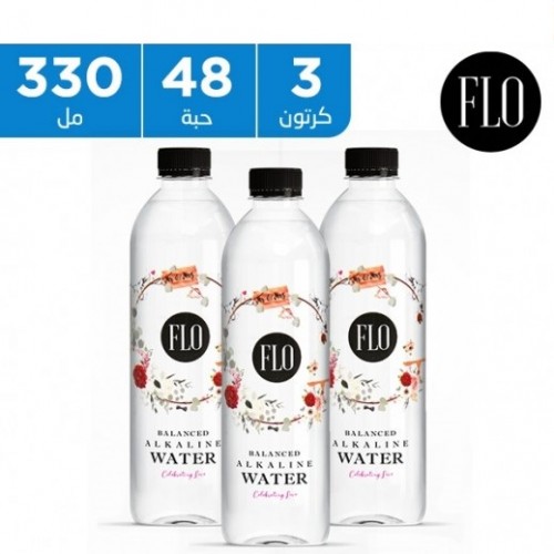 Flo Balanced Alkaline Water Celebrating Love 48 x 330 ml